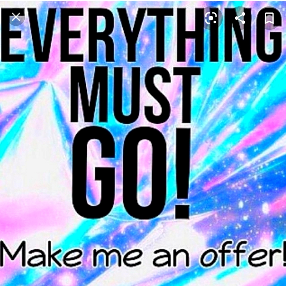 Everything must go!